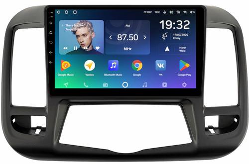 Магнитола для Nissan Teana J32 2008-2013 (ШГУ монохром, рамка тип 3) - Teyes CC2 PLUS монитор 9" QLED, Android 10, Быстрая, SIM-слот