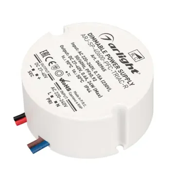 Блок питания 24W 27-40V 600mA IP44 ARJ-SP-40600-PFC-TRIAC-R 040965 Arlight