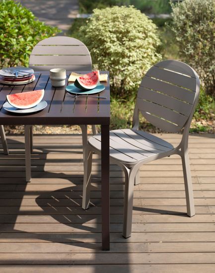 Стул пластиковый Palma Nardi, цвет тортора