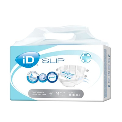 Подгузники для взрослых ID Slip Basic M, 30 шт.