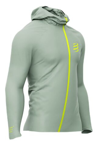 Женская теннисная куртка Compressport Hurricane Waterproof 10/10 - Мятный