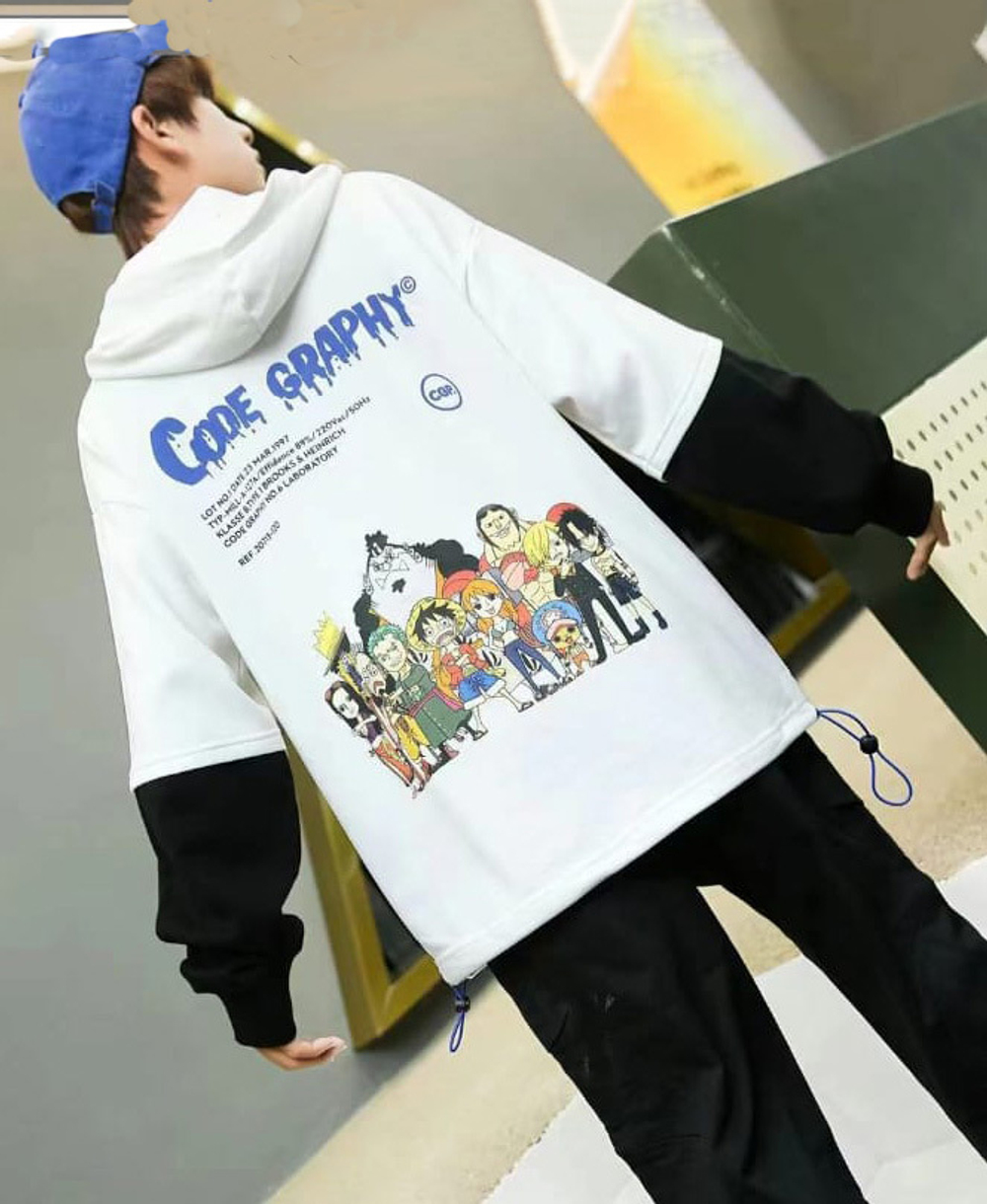 толстовка-худи  подросток CODE GRAPHY   4936