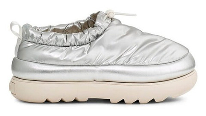 UGG MAXI HERITAGE BRAID CLOG SILVER