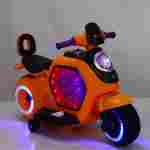 Детский электромотоцикл "Battery 6V" оранжевый