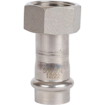 ROMMER Переходник с накидкой гайкой 18x3/4" из нержавеющей стали прессовой