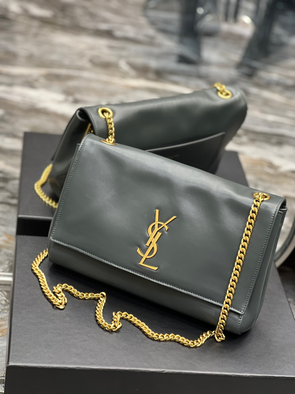 Saint Laurent Kate Medium Reversible Chain Bag 28 cm