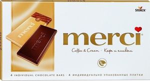 ШОКОЛАД MERCI КОФЕ 100ГР