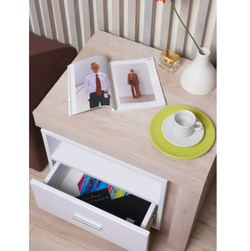 Тумба прикроватная с полкой Люмен 19