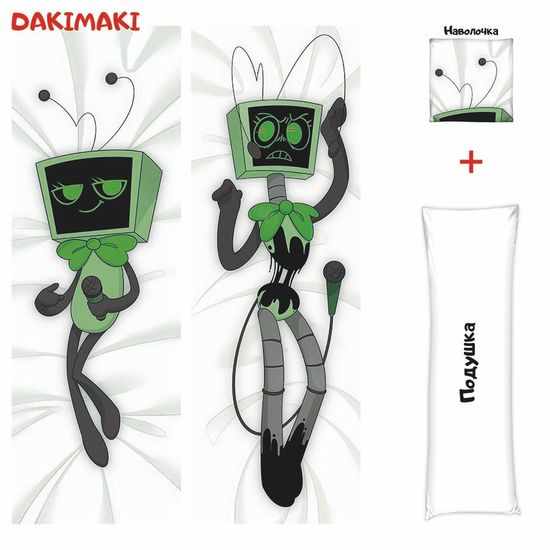 Дакимакура Ви и Твистед Ви Мир Денди Роблокс арт. 1244