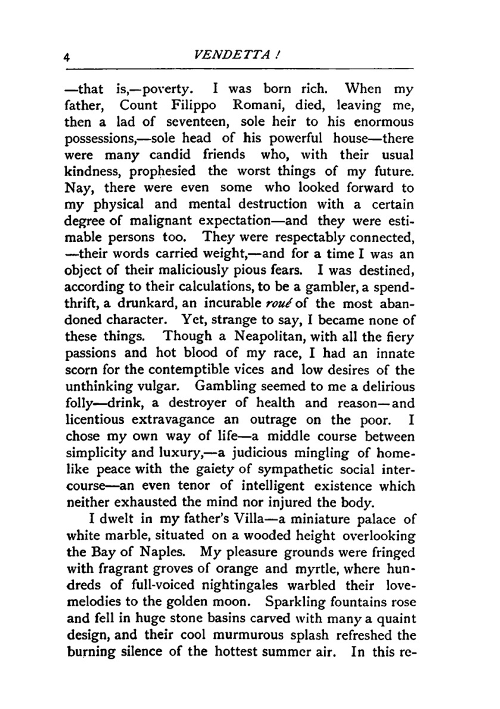 Vendetta. Or, The story of one forgotten | Marie Corelli