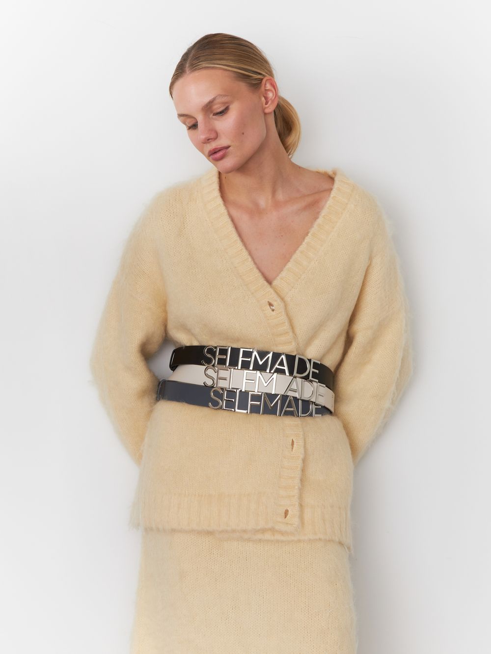 ШИРОКИЙ РЕМЕНЬ НА КОБУРНЫХ КНОПКАХ SELFMADE GRAPHITE