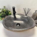Раковина из речного камня RS-63904 (49*42*15) 0122