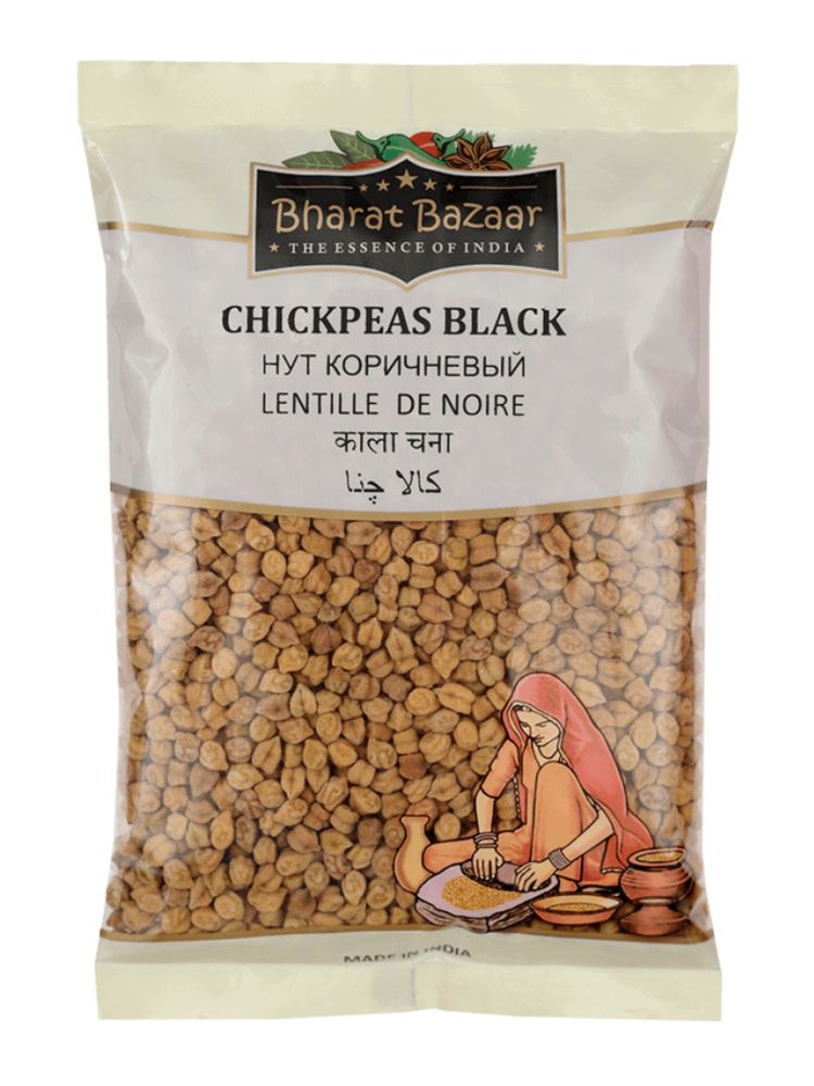 Нут коричневый Chana Kala Bharat Bazaar 500 г, 2 шт
