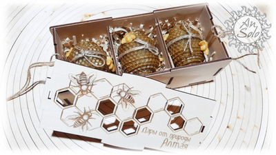 Подарочный набор свечей "Дары Алтая"