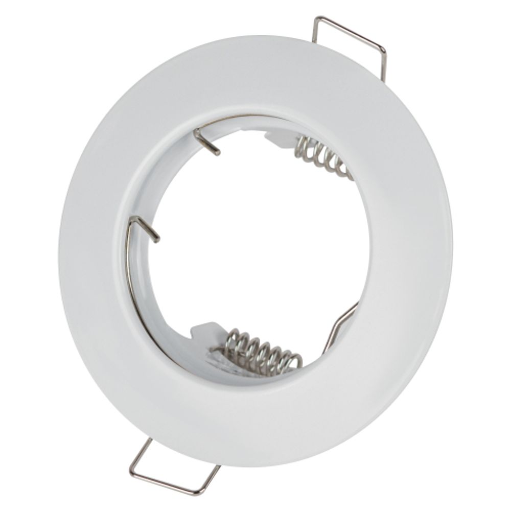 Светильник встраиваемый штампованный ЭРА ST3 WH под лампу MR16 GU5.3 белый