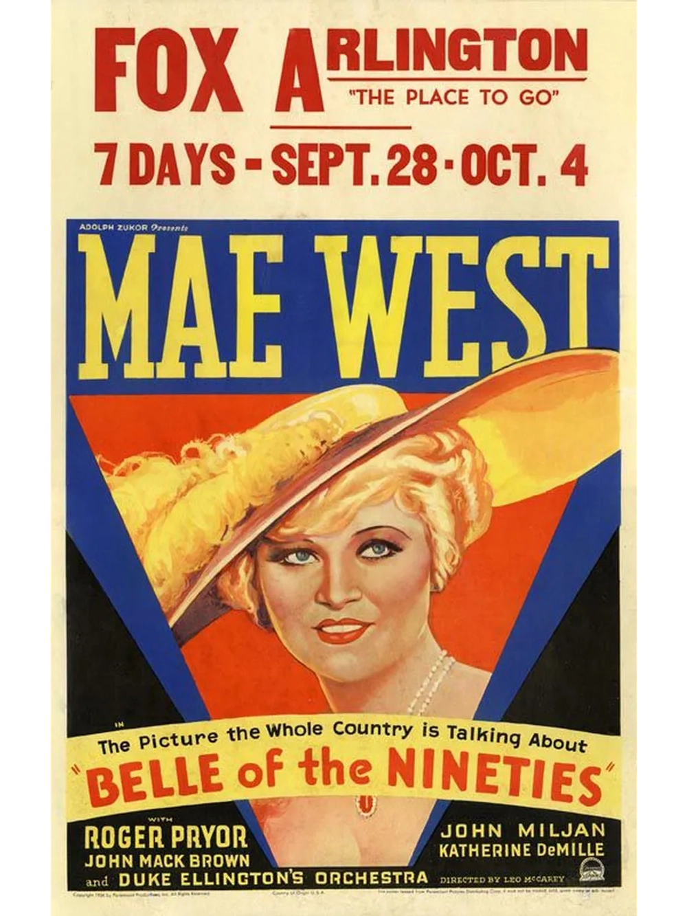 Красавица девяностых (1934) (DVD-R)