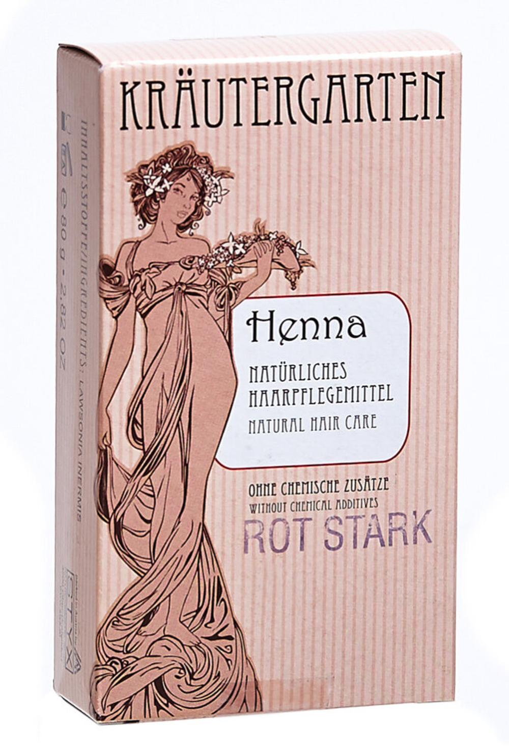 Порошок хны STYX, насыщенный красный цвет, 80 гр