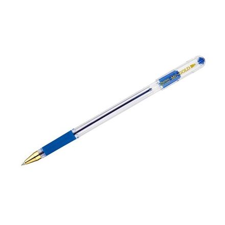 Набор Ручка шариковая MunHwa MC Gold синяя, 0.5мм, грип, 1 шт + стержень 6шт. 0.5мм