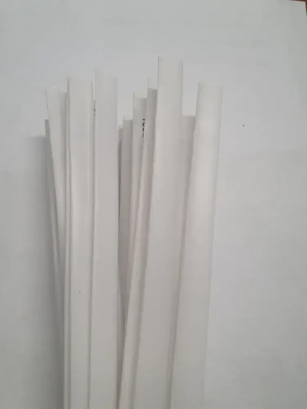 Термоусадка для проводов 7 мм белая набор 1м 50 шт