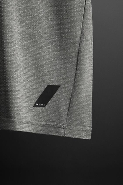 ZARA БАЗОВАЯ СПОРТИВНАЯ ФУТБОЛКА, БЕЛЫЙ/СЕРЫЙ