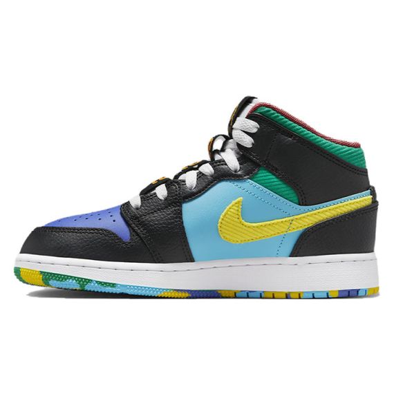 Jordan Air Jordan 1 Детские баскетбольные мячи В СЕРЕДИНЕ Верхнего уровня