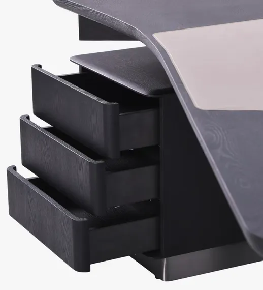 Стол письменный с ящиками 4768 черный