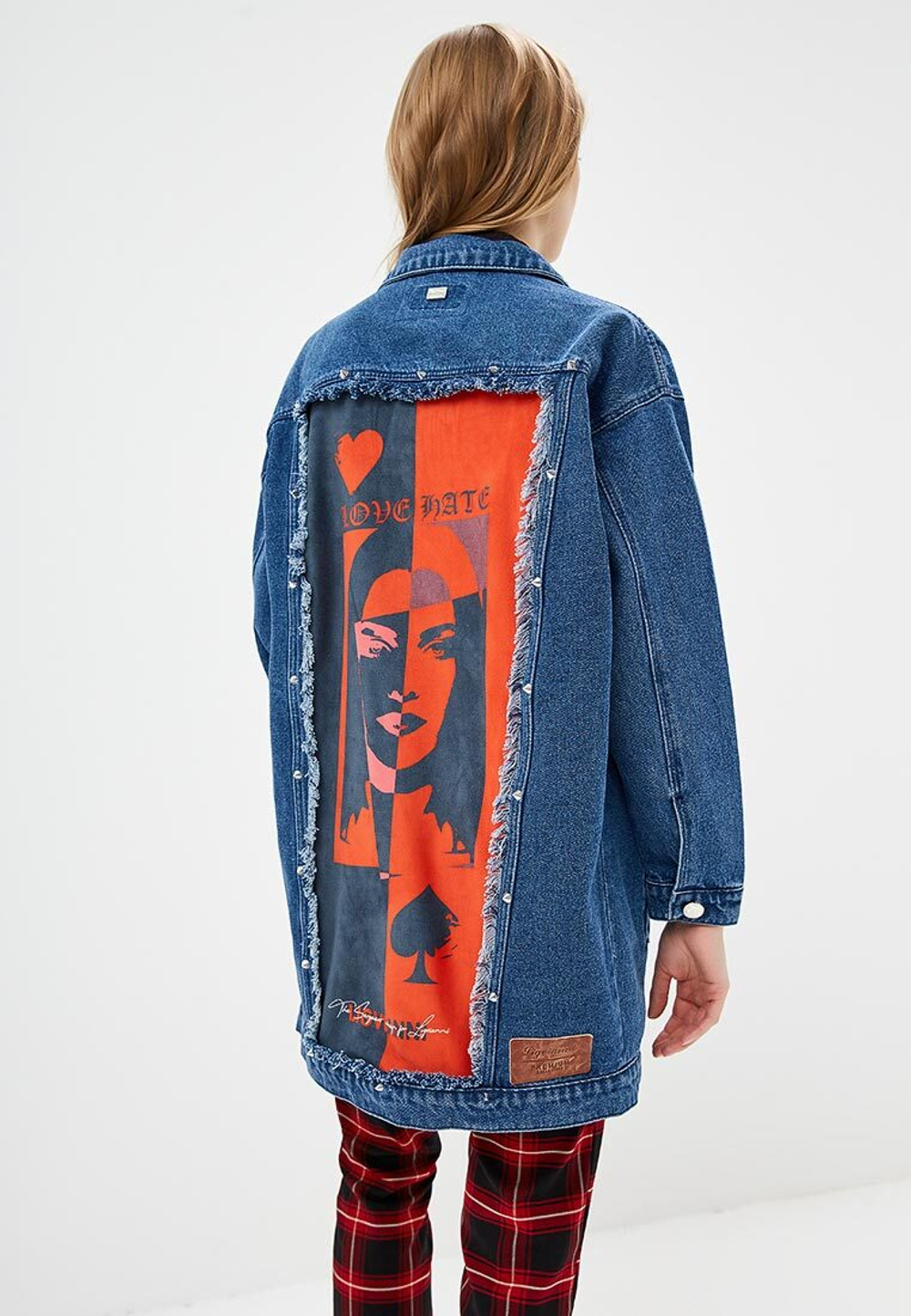 LIGVIANNI Джинсовая куртка Denim Jacket LOVE / HATE