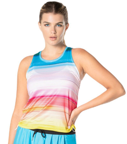 Топ теннисный Lucky in Love Tropical Sublime Tropical Bliss Tank - parrot