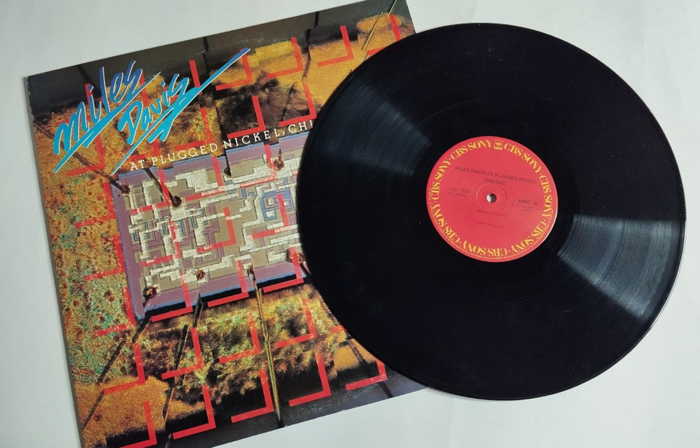 Винтажная виниловая пластинка LP Miles Davis At Plugged Nickel Chicago (Japan 1983) (No Obi)