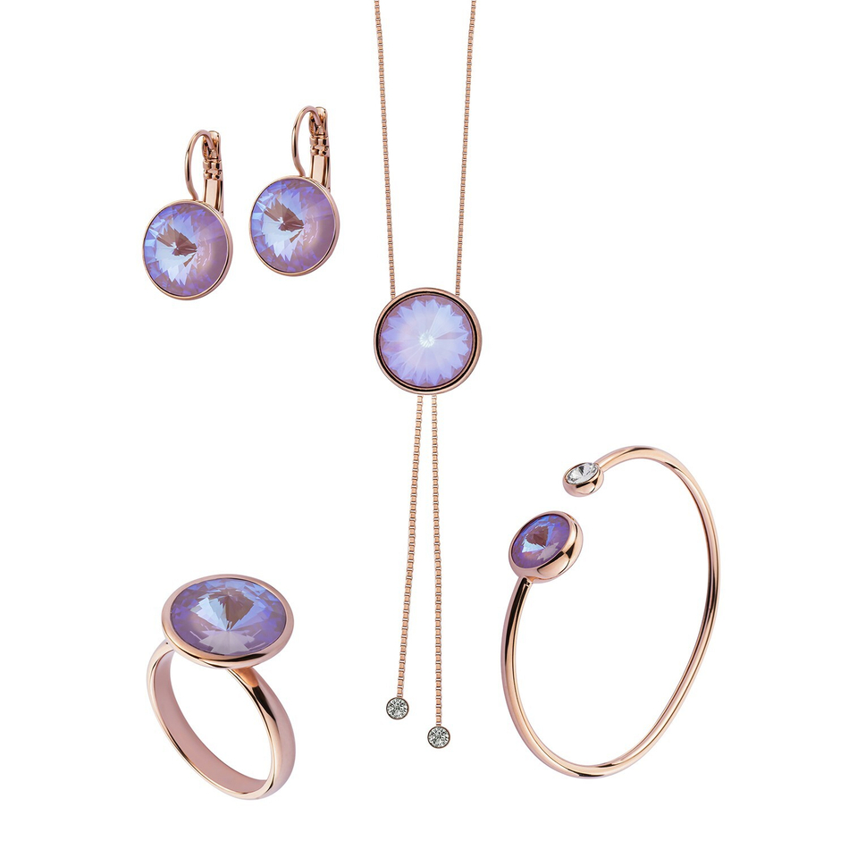Серьги Fiore Luna Lavender Delite A1903.10 V/RG
