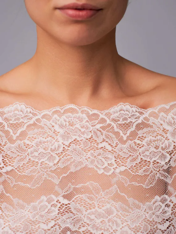 03-290 ОПТ Кружево эластичное 23 см, айвори