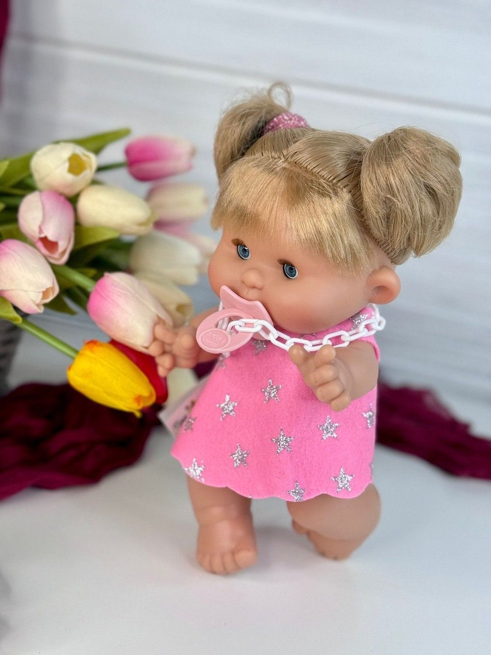 Пупс Nines 26см PEPOTE с закрывающими глазками (N804A)