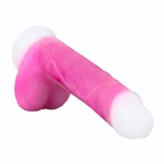 Розовый ротатор-реалистик Roxy 8 Inch Gyrating Dildo - 21,6 см. (Цвет: розовый)