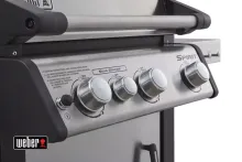 Газовый гриль Weber Spirit E-325s GBS, 4 горелки, чёрный