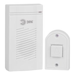 Звонок дверной ЭРА D50 проводной, белый, 1 мелодия