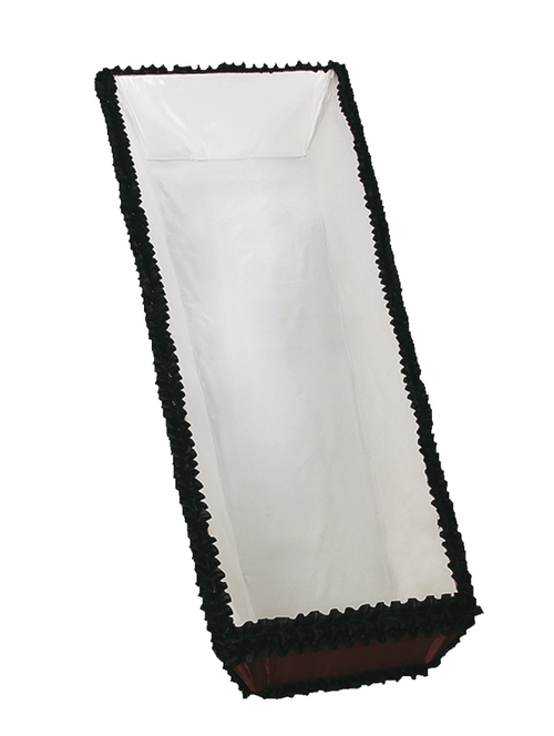 Постель в гроб атласная «Гладь»