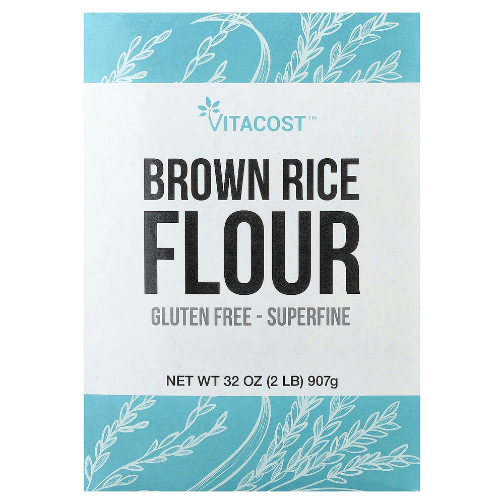Vitacost, Gluten Free Brown Rice Flour, Superfine, 32 oz (907 g)