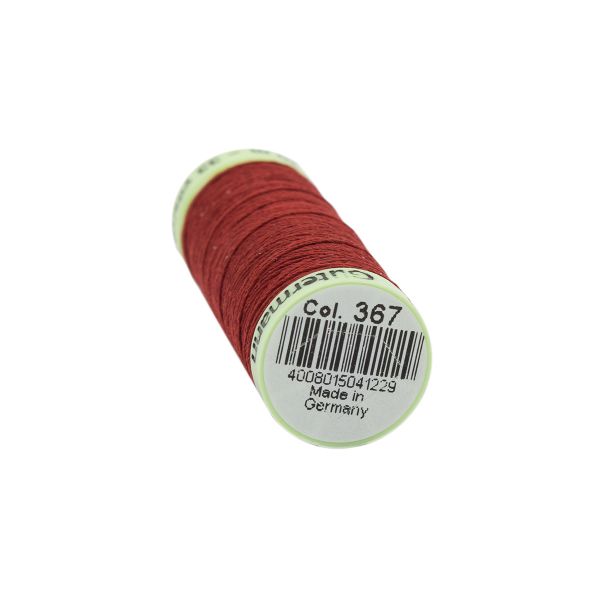Нитки отделочные Gutermann Top Stitch 30 (30 метров), 5 кат. | 367 т.красный