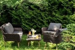 "Прованс" лаунж-зона плетеная из искусственного ротанга, цвет коричневый