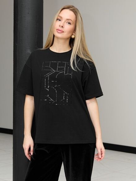 Футболка Майна-2 Виотекс ЧЁРНЫЙ