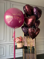 Набор шаров "Леди Босс" с фонтаном