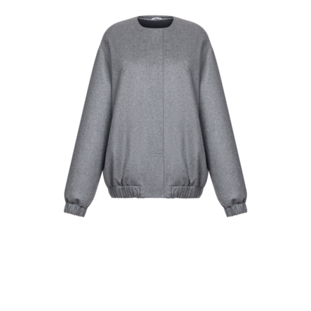 Бомбер из кашемира с подкладкой из шелка