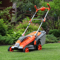 PATRIOT CM 435XL аккумуляторная газонокосилка (1 x 2.5 Ач, ЗУ) 512201435