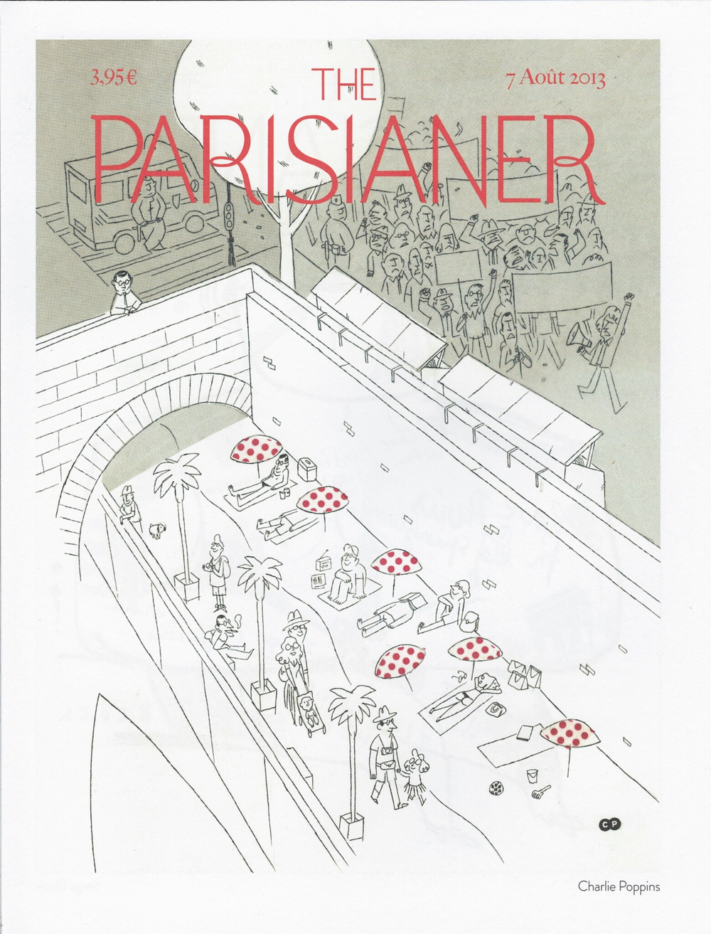 Постер журнала The Parisianer 07-08-2013, двойной
