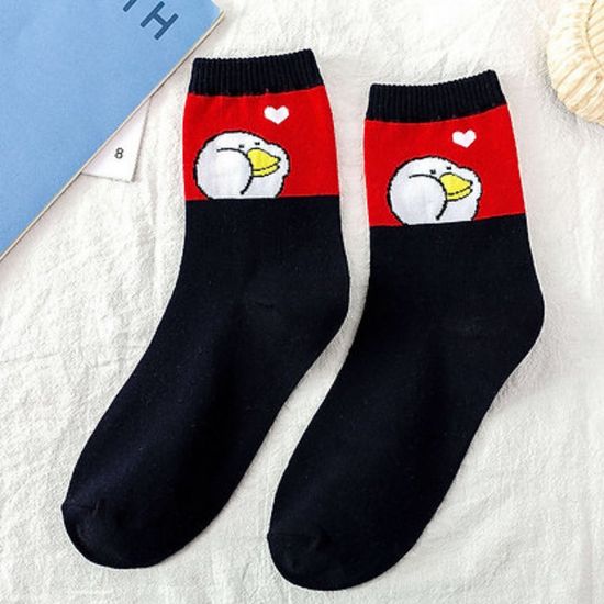 Носки "Гусь и лайк", р-р 36-42 (черный)