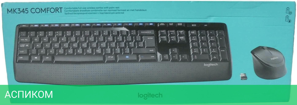 Набор периферии Logitech Wireless Combo MK345 (920-008534)