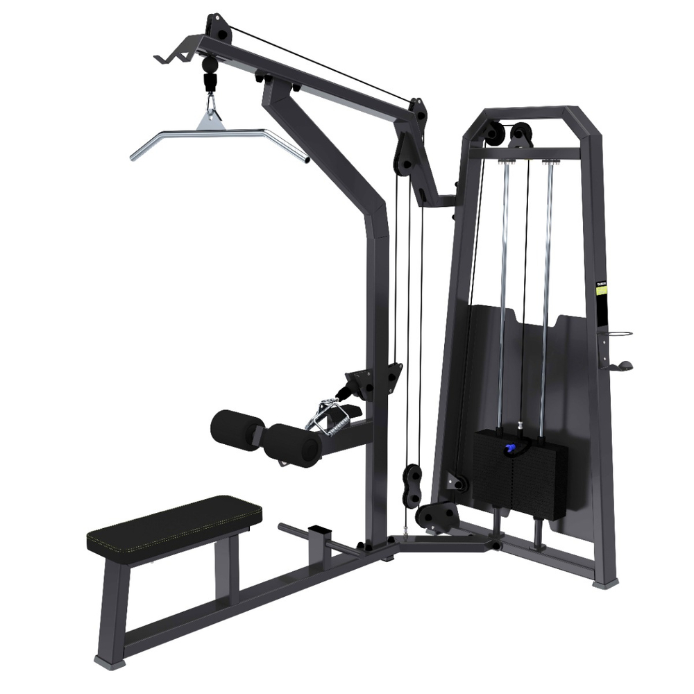 A2085 Тяга сверху. Гребная тяга. Стек 100 кг