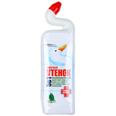 Средство для мытья сантехники "Туалетный Утенок" 900мл  (12)