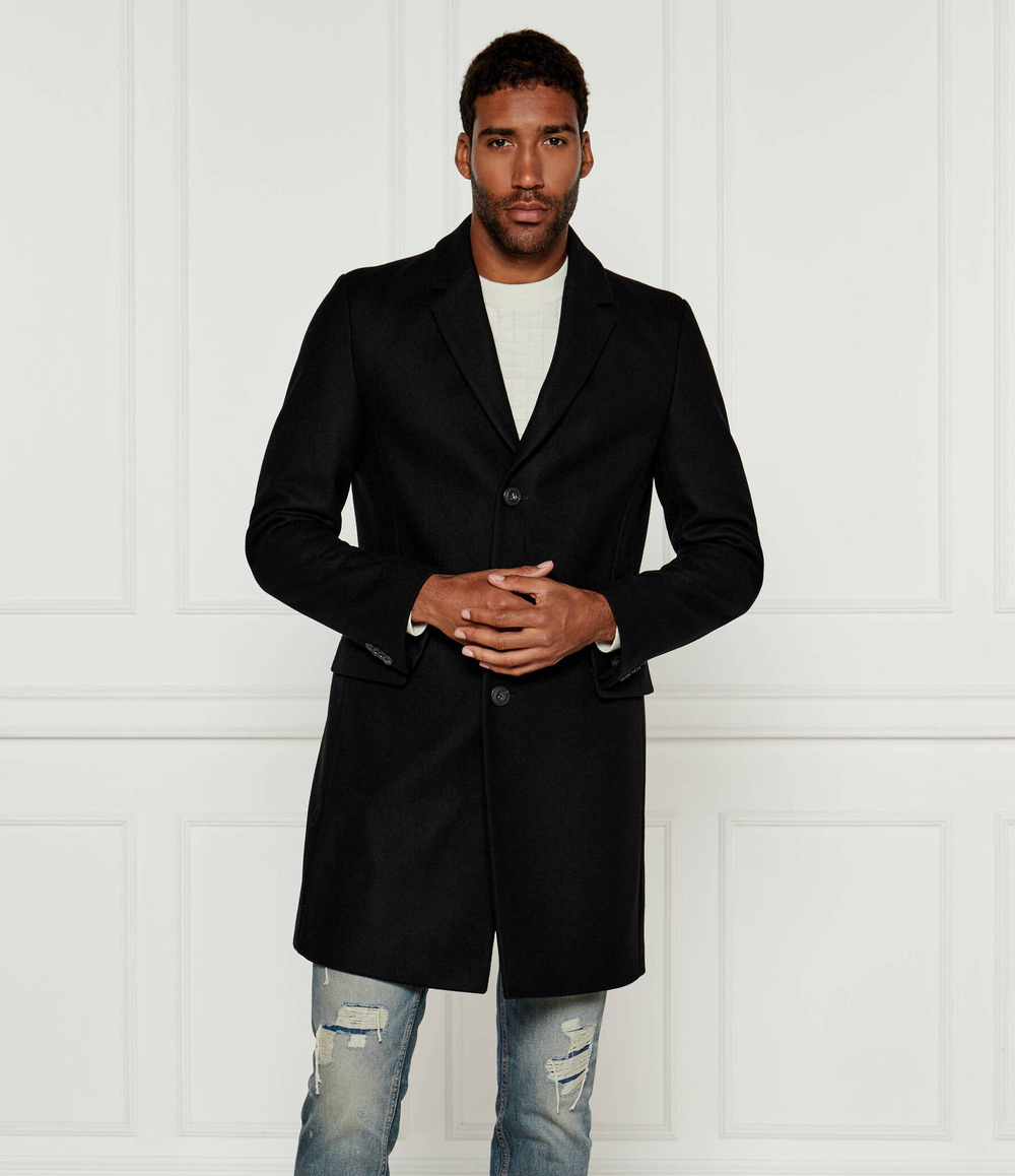 Хлопковое пальто migor HUGO - черный(50528793)