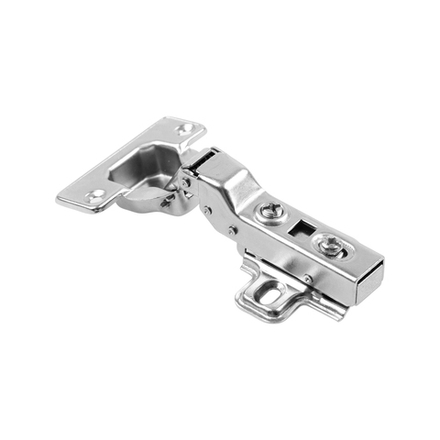 Петля полунакладная с доводчиком, 110 град, никель clip-on LEMAX
